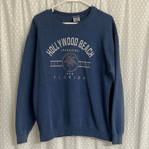 Blue Hollywood Beach Sweatshirt